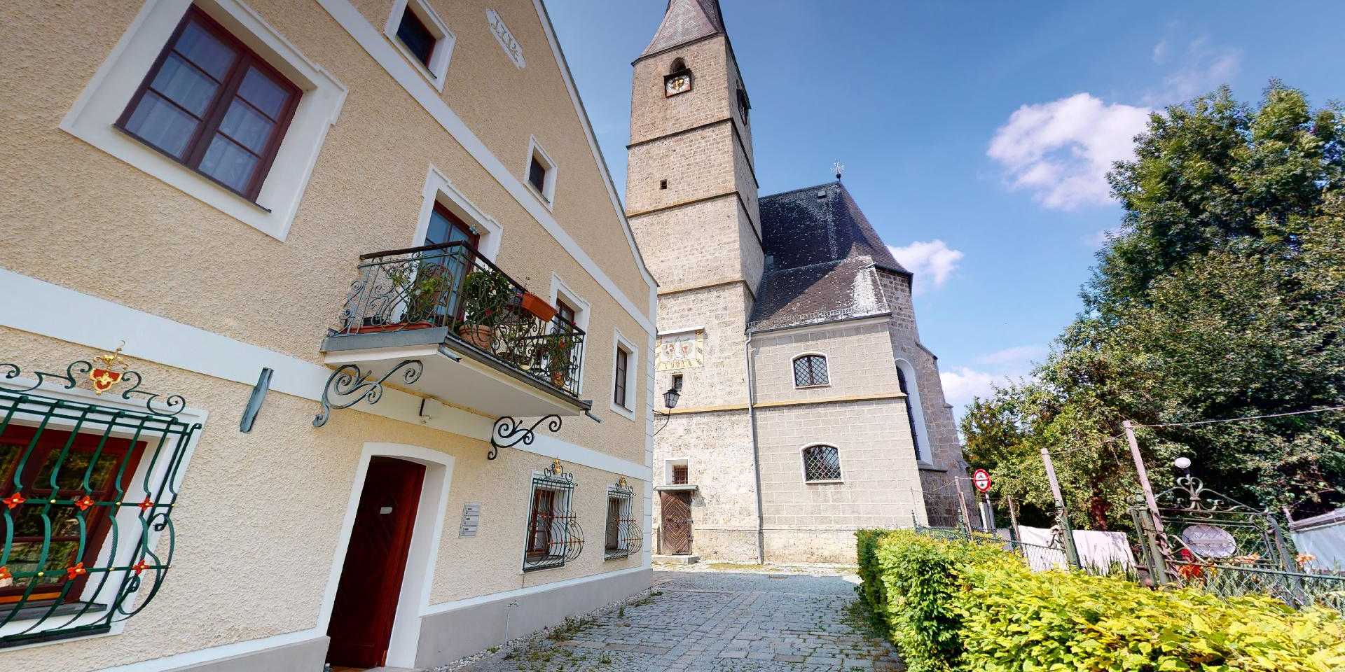 Aufnahme Valentinskirche in Haselbach, Braunau