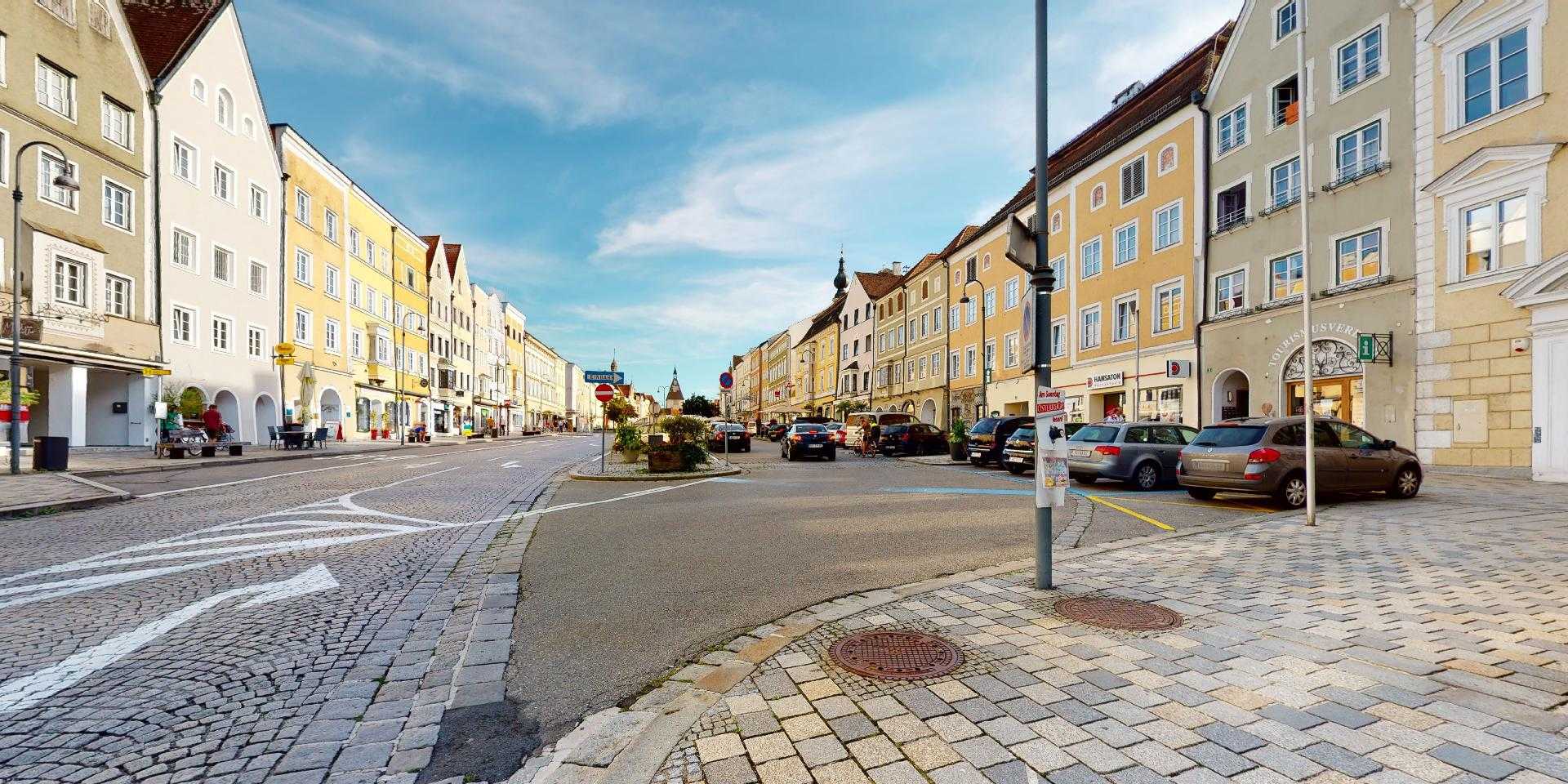 Aufnahme Unterer Stadtplatz, Braunau am Inn