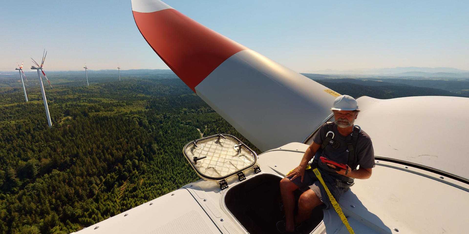 Aufnahme Maschinenraum Windpark Munderfing