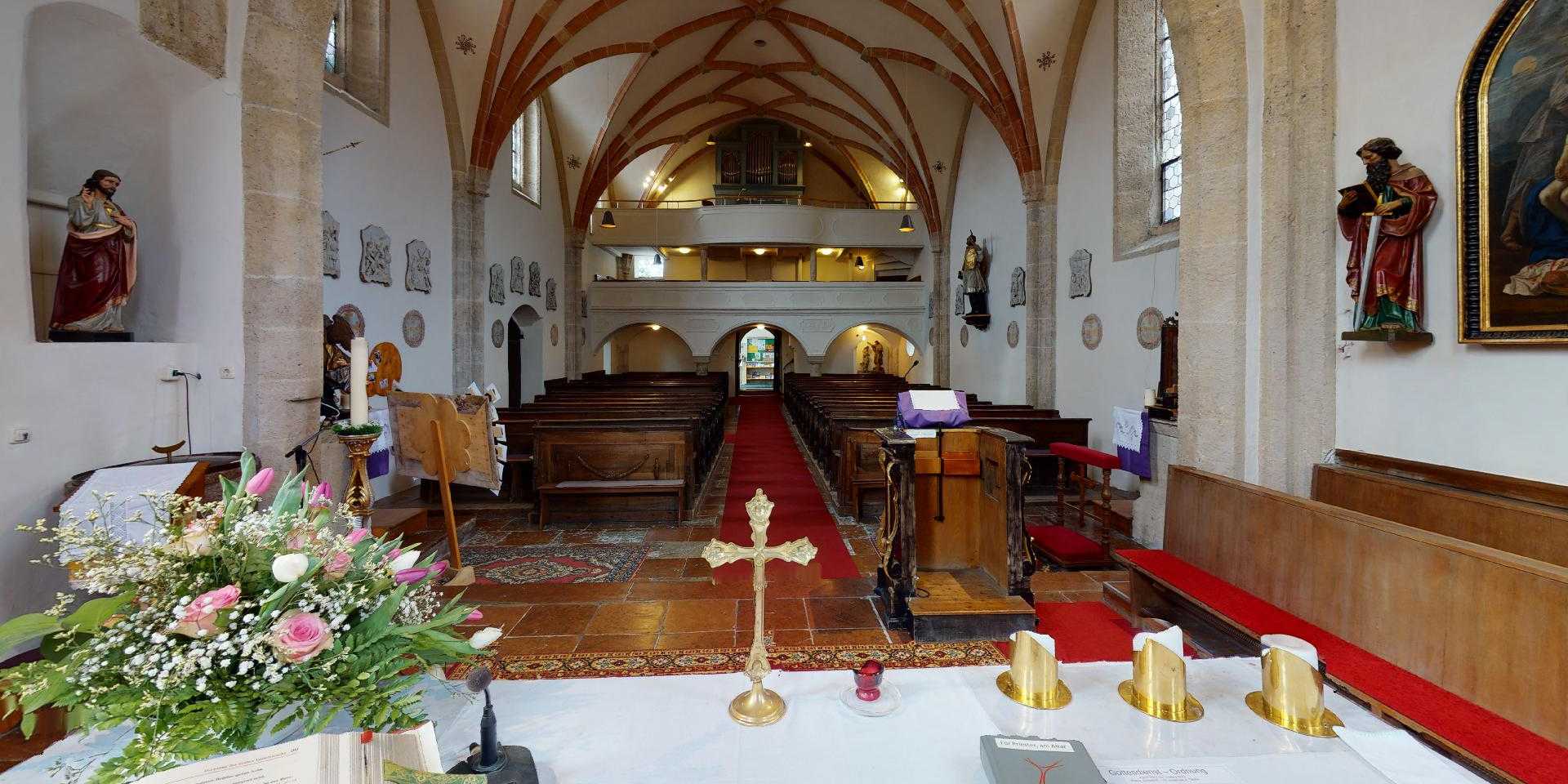 Aufnahme Pfarrkirche Schwand im Innkreis
