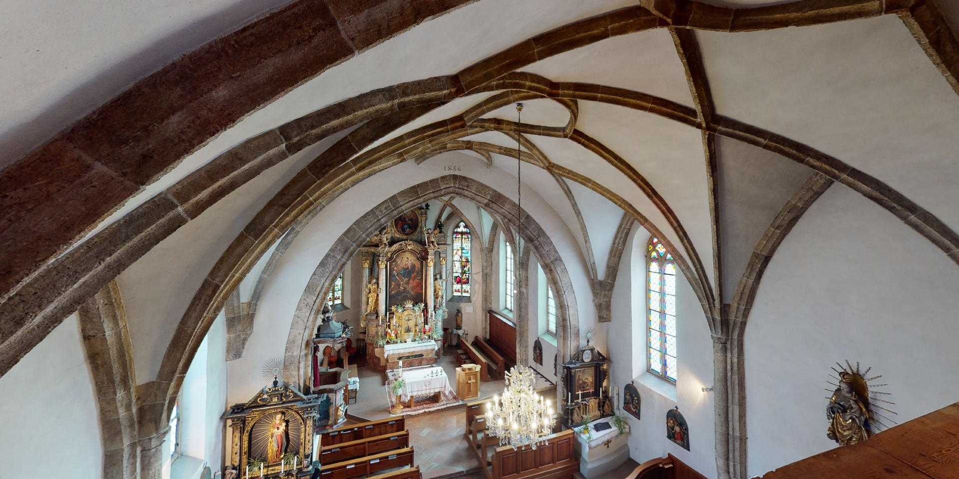 Aufnahme Pfarrkirche Haigermoos