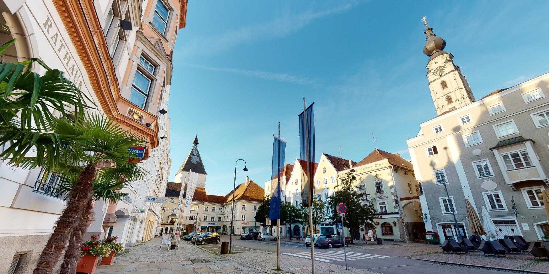 Aufnahme Oberer Stadtplatz, Braunau am Inn