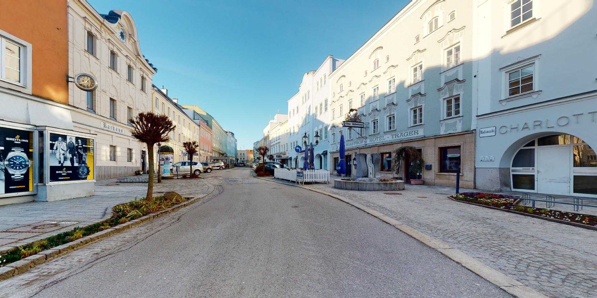 Aufnahme Roßmarkt – Gebhardtgasse, Ried/I.