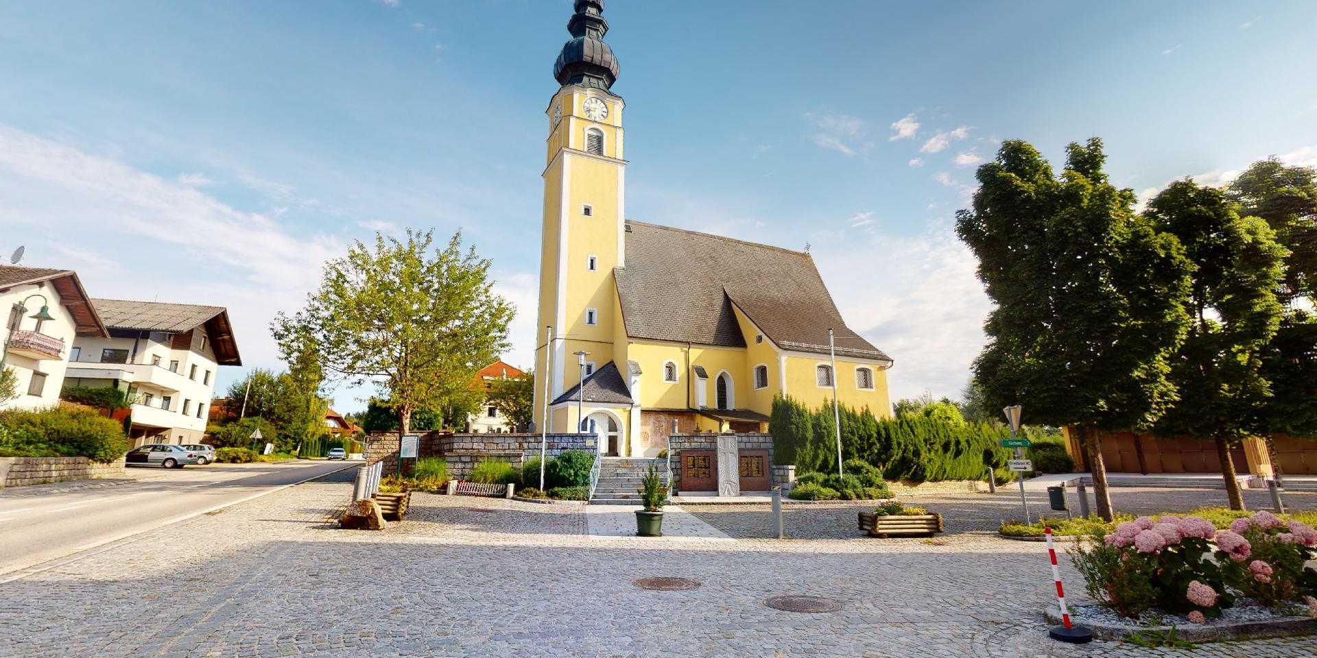 Aufnahme Pfarrkirche Moosbach